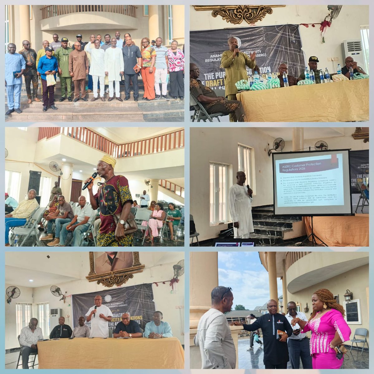 firstpowerdisco's tweet photo. FirstPower Team Participates in ASERC Public Consultation in Nnewi, Offers Key Insights on Draft Regulations, Power Supply, Metering, Others

Read up via: https://t.co/U6GFvUFb07 https://t.co/s7JizMFrnZ