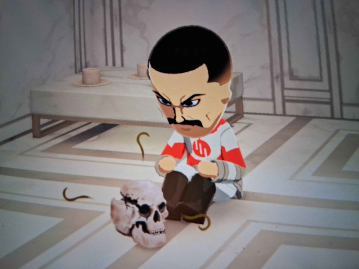 Destri's tweet photo. Thragg wanted a treasure so I made him Argall's skull https://t.co/UoweSKjFVt