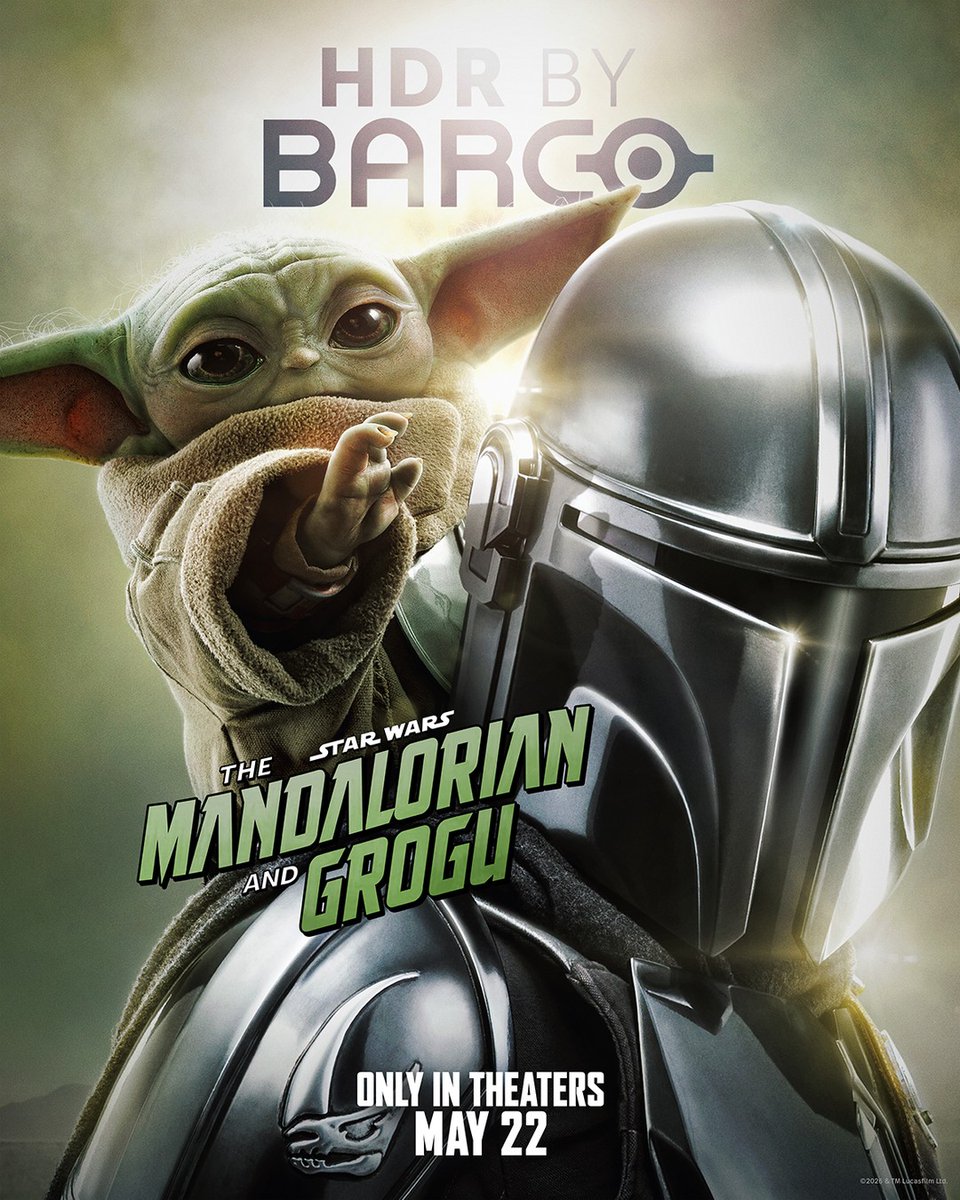 MovieCrazyP's tweet image. Experimenta cada momento épico.

Extraordinario póster de #StarWars: #TheMandalorianAndGrogu para #HDR by Barco.

@StarWarsLA presenta #TheMandalorianAndGrogu, 21 de mayo en cines.

💻 moviecrazyplanet.com/?p=17398