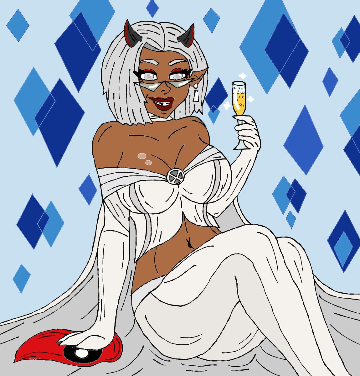 StegenJimmy's tweet image. So two days ago i have came across a new voice actor named @TheBlackMissus🖤 so i wanted to do a fanart of her dress up as Emma Frost from ''Wolverine and the X-men'' animated series🔷😊🔷
#Fanart #VoiceActor #EmmaFrost #Xmen #MarvelComics #WolverineandtheXmen