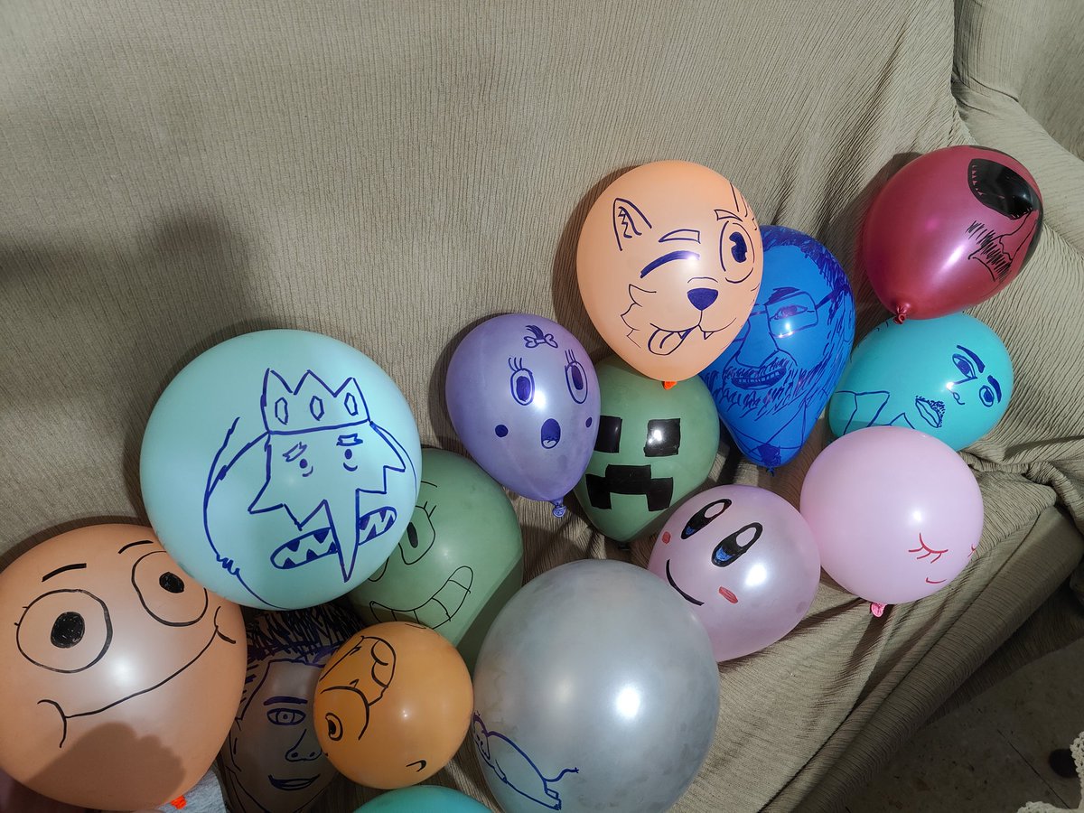 Hoy ha sido el cumple de un amigo y le hemos llenado la habitación con globos.

Este es un recordatorio de los mejores