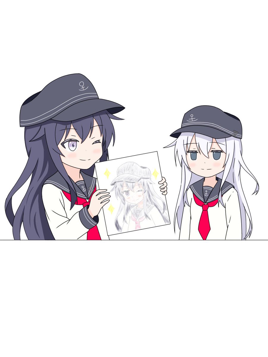 艦これ
暁

レディの塗り絵。

＃艦これ
＃暁
＃イラスト練習