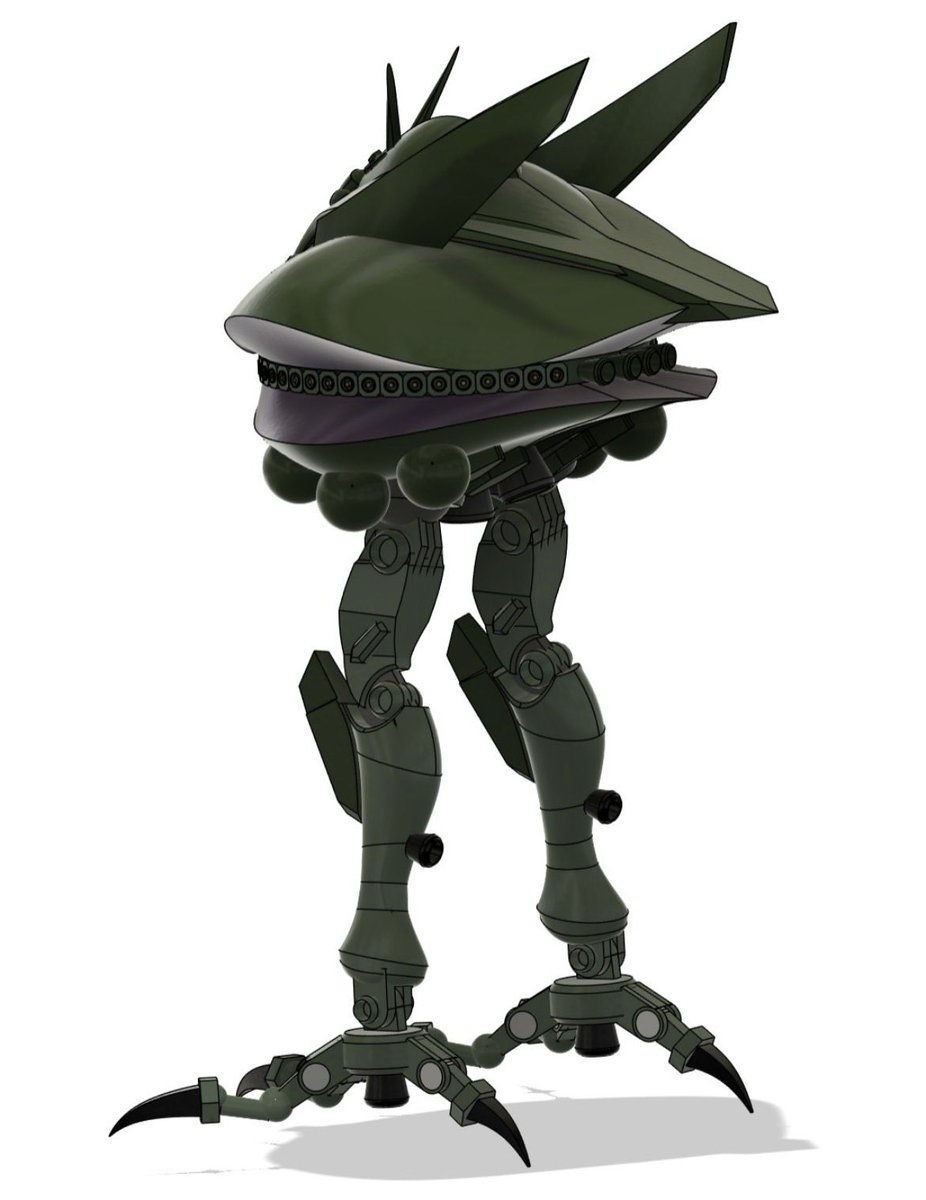 Aaron10414's tweet image. #ガンプラ
#ガンプラ好きな人と繋がりたい
#CAD 
#Fusion 
#３Ｄモデル
量産型ビグザムGQのデテールを追加しました♪どこを追加したかわかるかな？