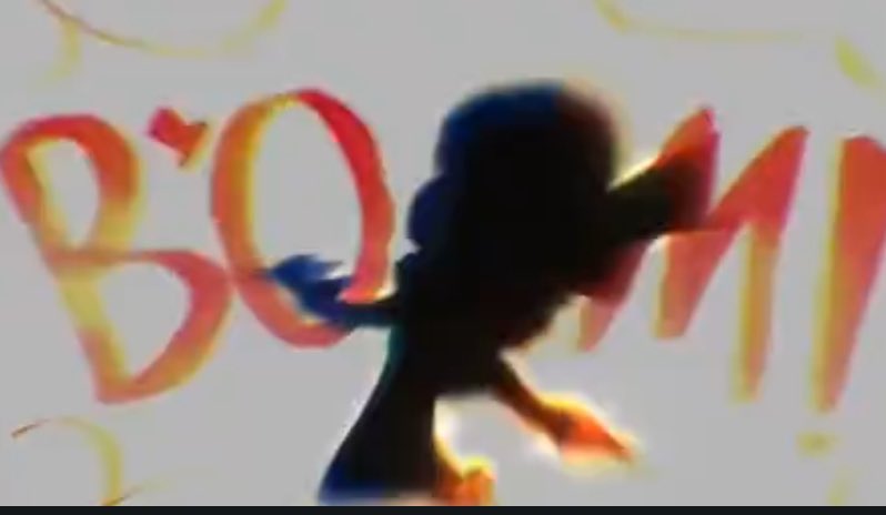 VrArtGuy's tweet image. Fun fact:
at the end of caine’s song when he kills everyone for one millisecond the text “boom” shows behind him!
Idk if anyone knows about this #funfact #tadcepisode8