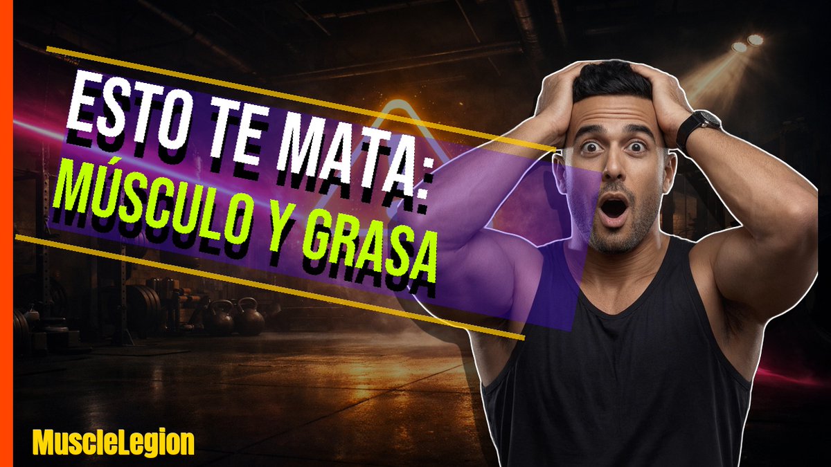 QuitThe9to5's tweet photo. Perder músculo y ganar grasa aumenta tu riesgo de muerte un 83%... # Descripción del vídeo

¿Sabías que perder músculo y ganar grasa al mismo tiempo puede aumentar tu riesgo de muerte ha 
https://t.co/Xix2CbXbyK
 #musculación #hipertrofia #entrenamiento https://t.co/wg73qwrFD9
