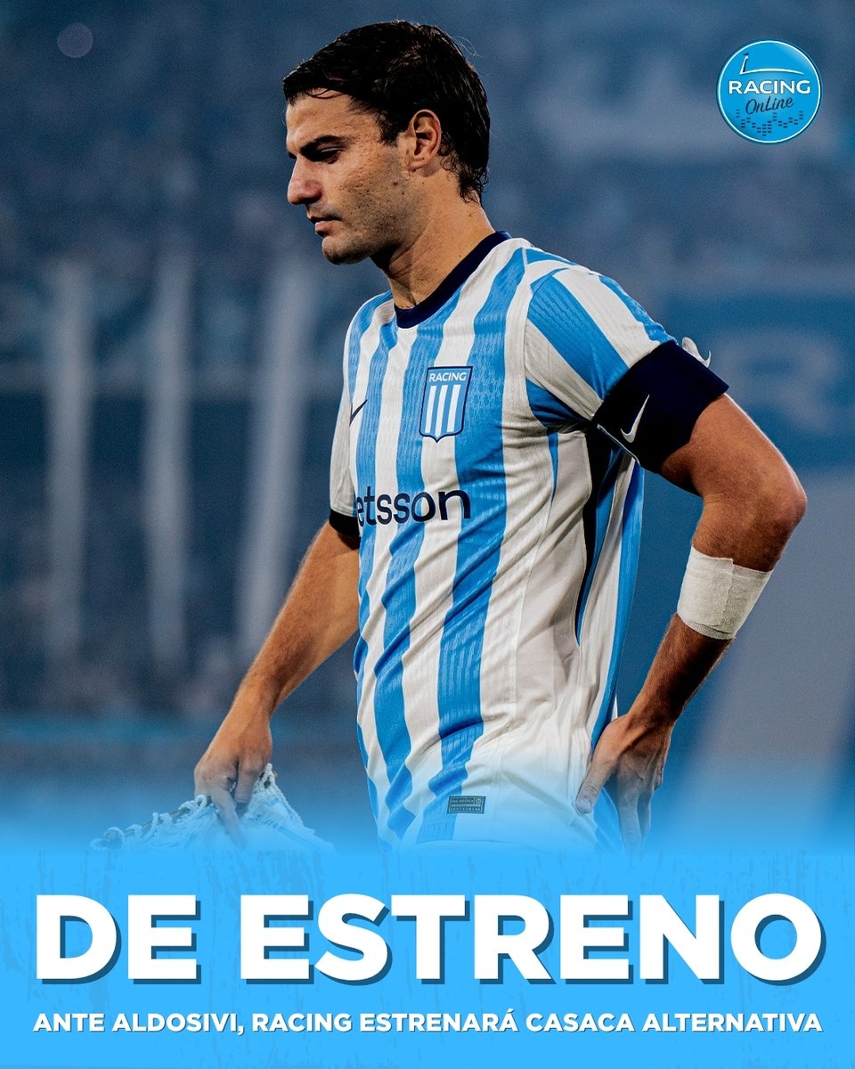 RacingOnline2's tweet image. En el partido de mañana, frente a Aldosivi en Mar del Plata, #Racing estrenará la nueva camiseta alternativa realizada por @nikefootball 🆕