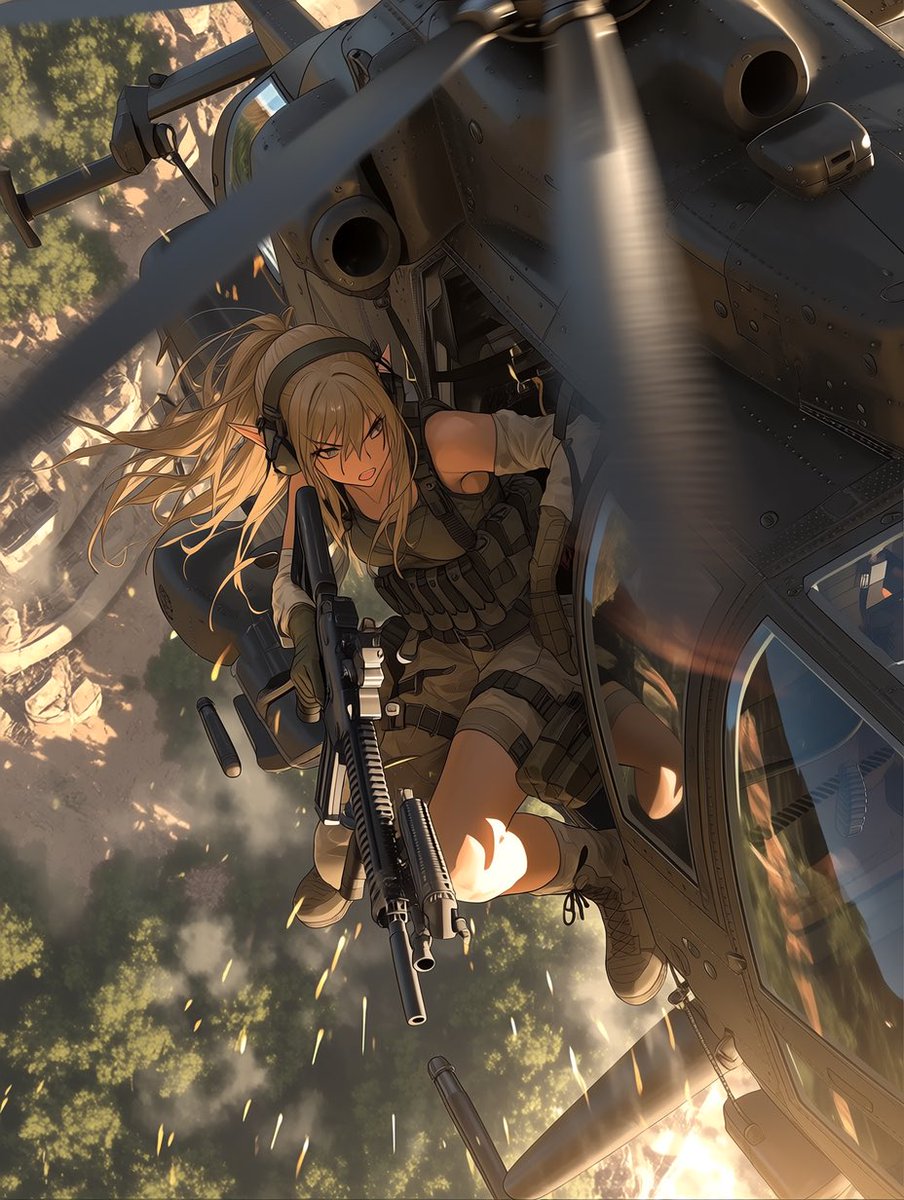 uenrura's tweet image. Contact. Goblin camp in sight.
Permission to engage?

#Elf #TacticalFantasy #OC