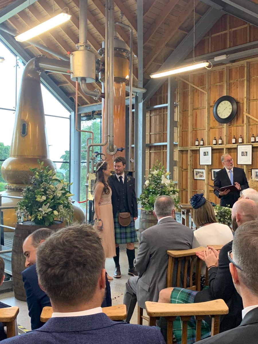 whiskygirl6's tweet image. We had a wedding👰‍♀️💍there. It was a fab venue with lovely food.The guests adored it and for us #Scotch #Whisky🥃lovers❤️being in a #Distillery was amazing. Maybe my husband and I could celebrate our wedding anniversary!! You only live once.Let's see how life pans out until then!