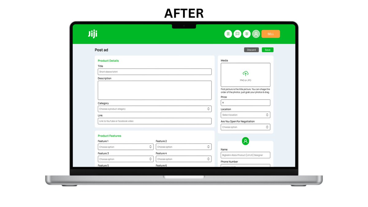 abdul_dzn's tweet photo. Posting an ad should be simple. But right now, it feels overwhelming. Long forms, no clear structure, too much at once. This increases drop-off and user frustration and My solution is to break it into categories and Grouped fields logically and added helpful hints.. https://t.co/upbv3jtn2P