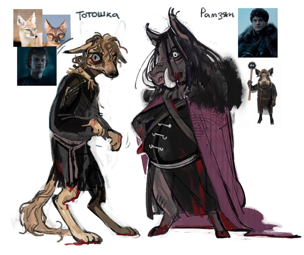 o noo part 2: thramsay 😖🫶
boar chases dogs #got