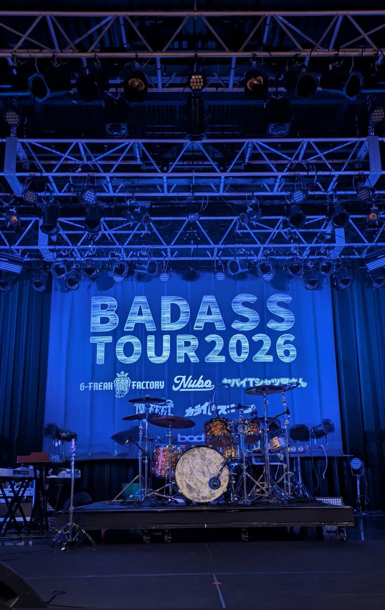 mimi01103967's tweet photo. 『BADASSTOUR2026』
G-FREAK FACTORY
Nubo
ヤバイTシャツ屋さん
10-FEET
カライドスコープ
ファイナル沖縄!!!!
本当にあっという間に終わってしまったー!!
それだけ楽しかったって事だな😆✨
またBADASSTOUR待ってます!!
(次はどこの地であるかなww)
#バダスツアー
#BADASSTOUR https://t.co/VgdaHTcFPy