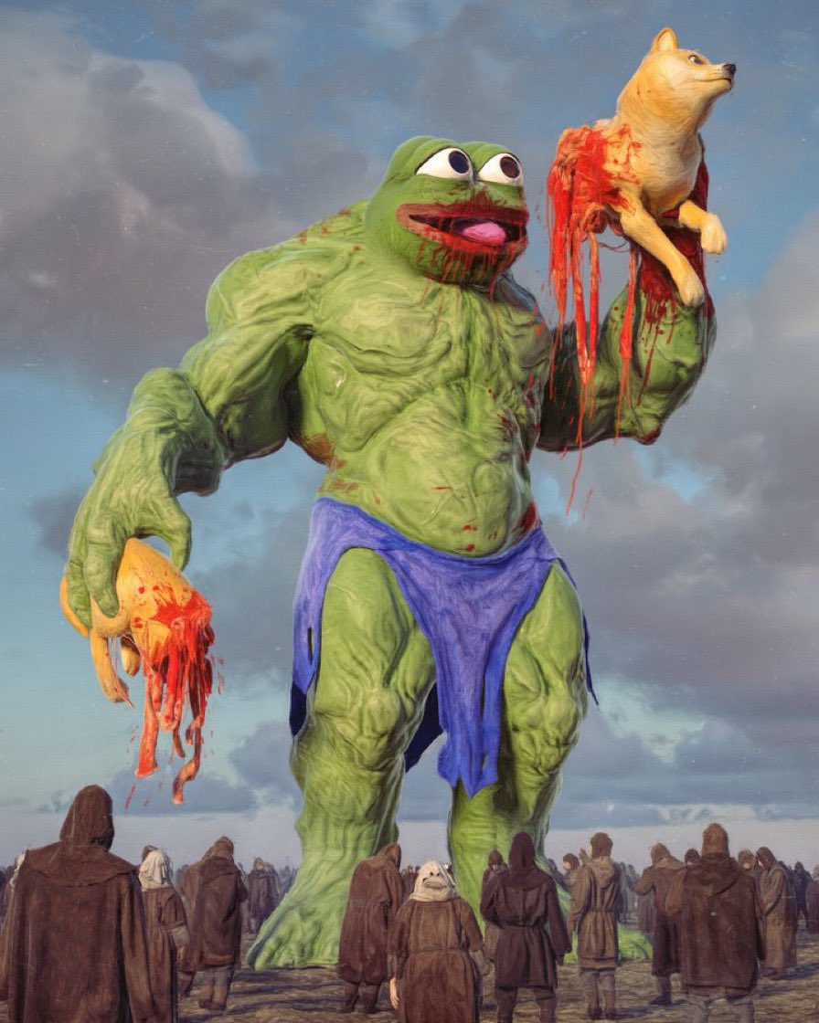 The strength of the frog 🐸 
🔥