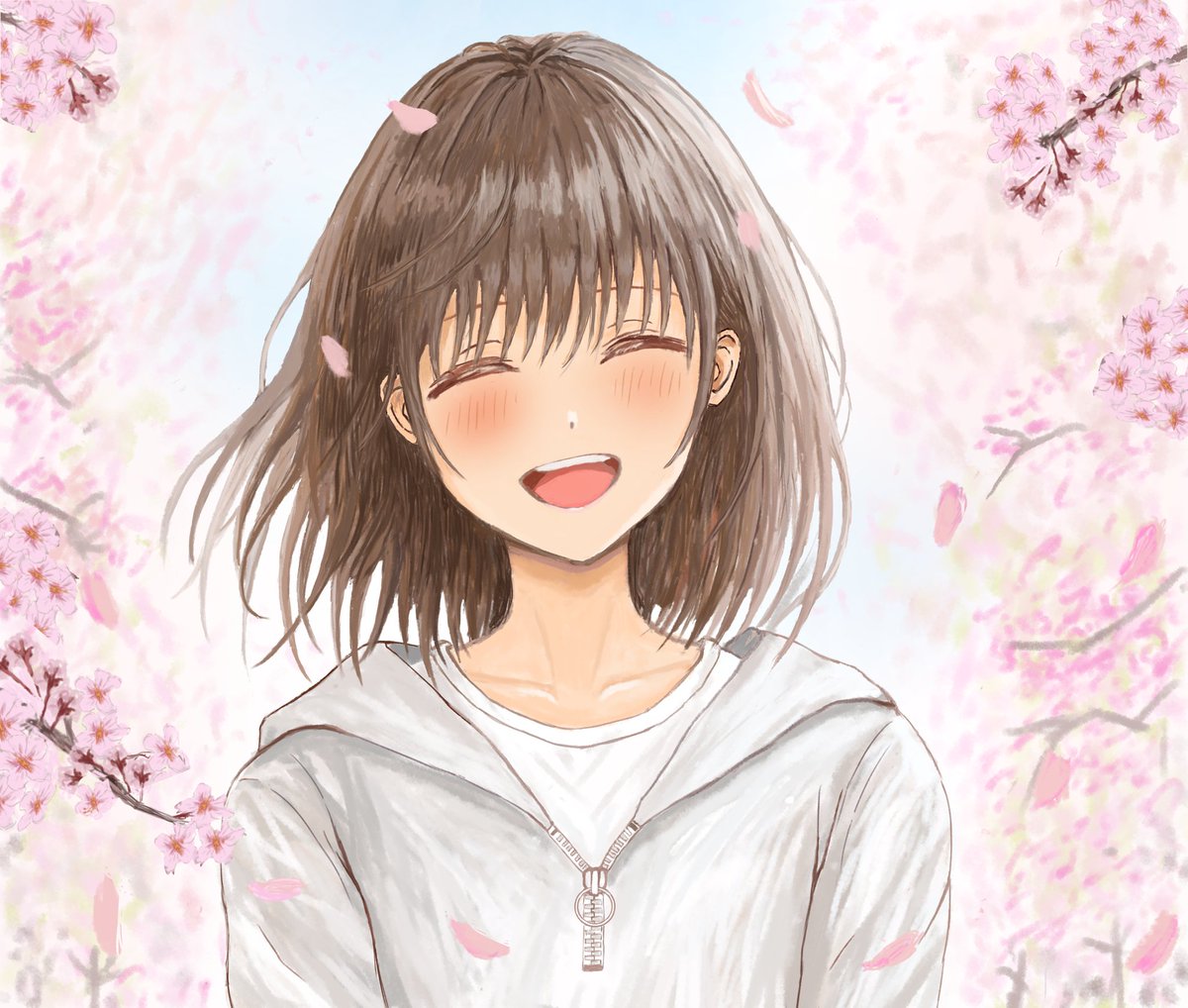 春らしいイラスト2枚目😊
丁寧に描いたのでいつもより
時間掛かった🤣
#イラスト
#オリジナルイラスト
#一次創作
#桜