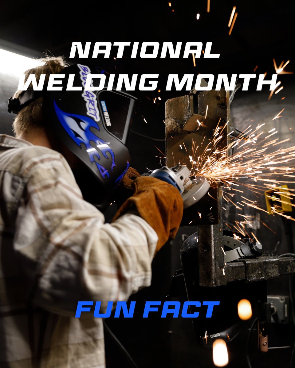 AcademyWelding's tweet image. National Welding Month fun fact of the day: If you’re welding copper and your flame or arc turns a brilliant, eerie emerald green, that’s the copper vaporizing. It looks cool, but it’s a sign you’re breathing in metal fumes—mask up! #weldingfact #welding #nationalweldingmonth