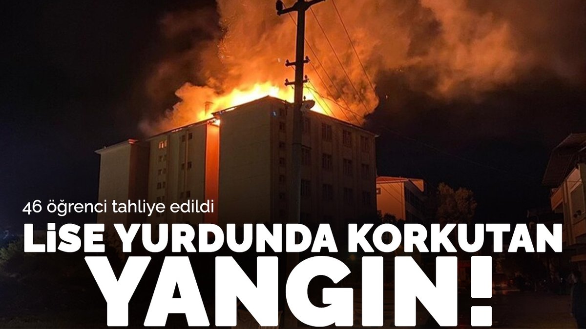 baskagazetecom's tweet image. Lise yurdunda korkutan yangın! 46 öğrenci tahliye edildi

baskagazete.com/haber/aydin-da…

#lise #yurt #yangın #öğrenci #tahliye