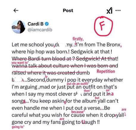 ThiqueStan411's tweet image. I just know we arent calling people illiterate when this the bitch you stan you and your 46 followers continue to be ILLITERATE 🤣 thought you ate that little “s” #SHRUMPSAYS #WRITEARAP🤣