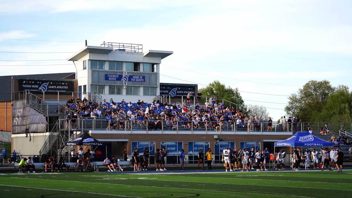 CoachNorwell's tweet image. Great turnout last night at our annual blue &amp;amp; white spring game! Fun to see our guys compete! Big thank you to @TMU_Football winners circle for the post game meal. #EarnIt #TTD