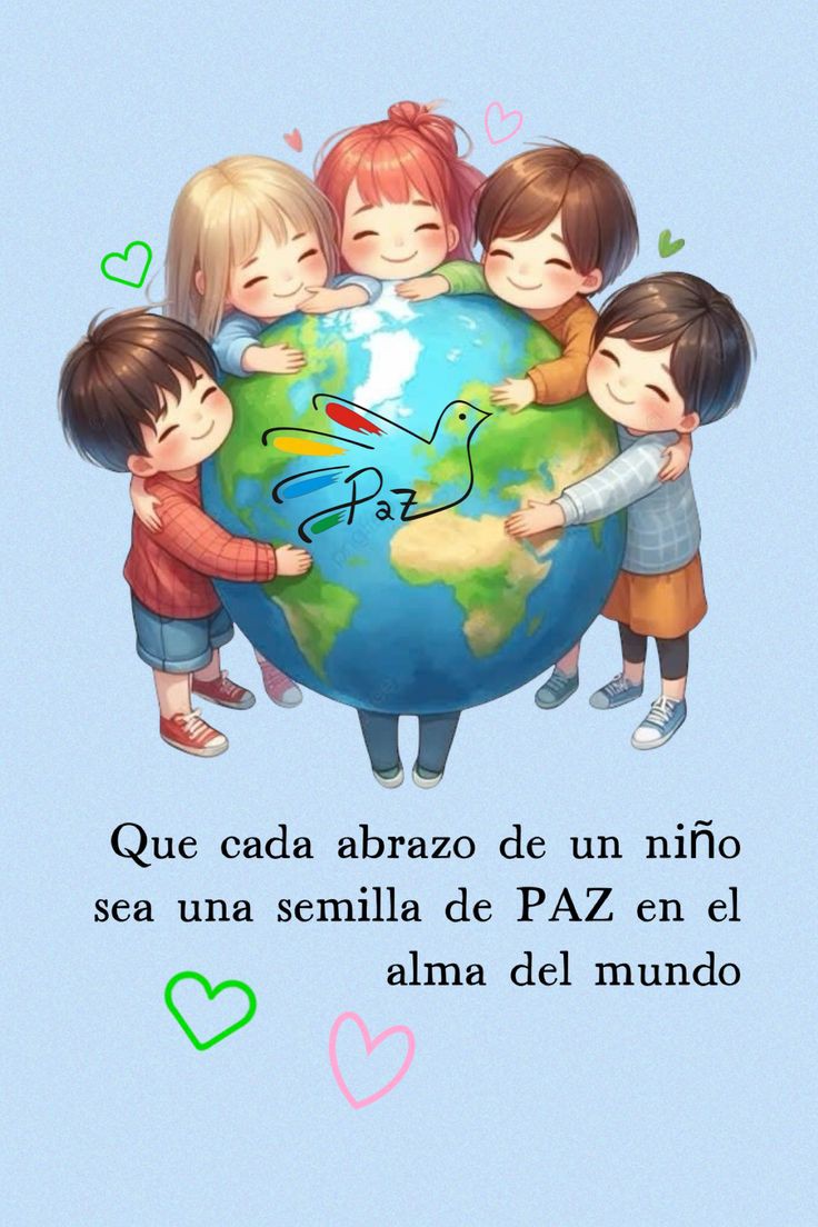 🎶Todos los niños del mundo, vamos una rueda a hacer ,
y en mil lenguas cantaremos, que en paz queremos crecer. 
Martí lo dijo en un libro,
que me lee mi papá,
nacen para ser felices,
que el provenir es la paz .🎶
#NoALaGuerra 
#CubaPorLaPaz