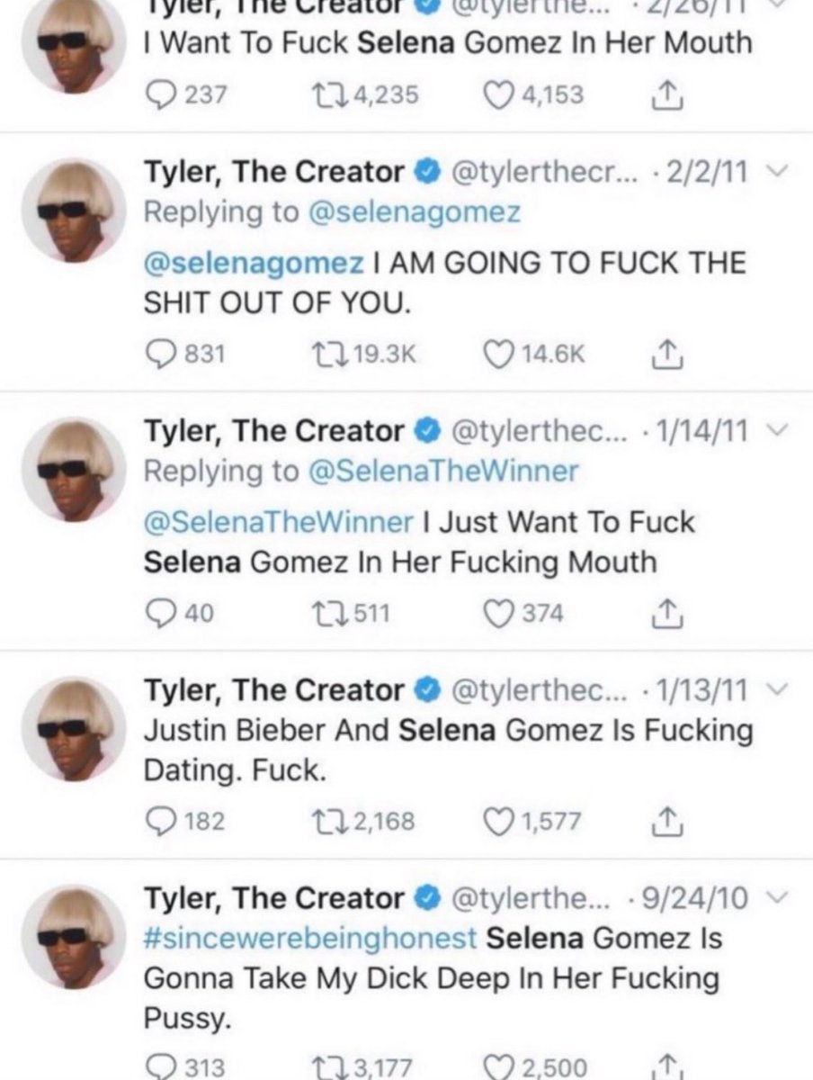 xdiqsea's tweet photo. daily reminder that Tyler, the creator is a weird person. https://t.co/xMQHO3N9zw