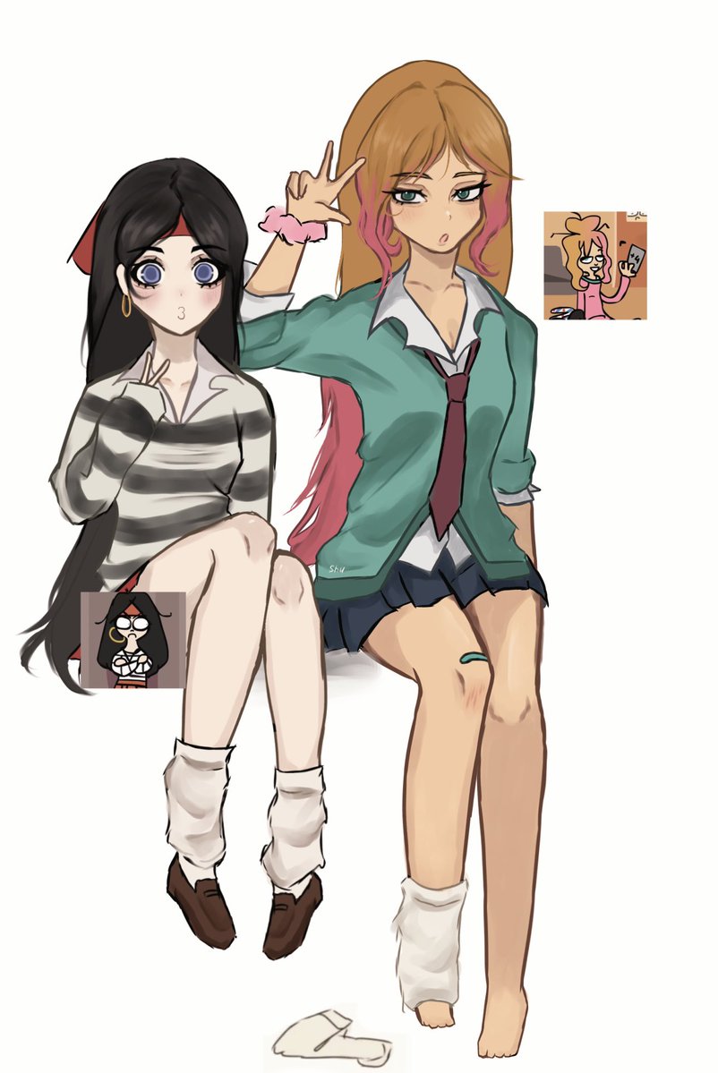 shushuuuw's tweet image. #ongezellig #yfke #kiki (old artstyle ჱ̒ˆT ˙̫ Tˆ)