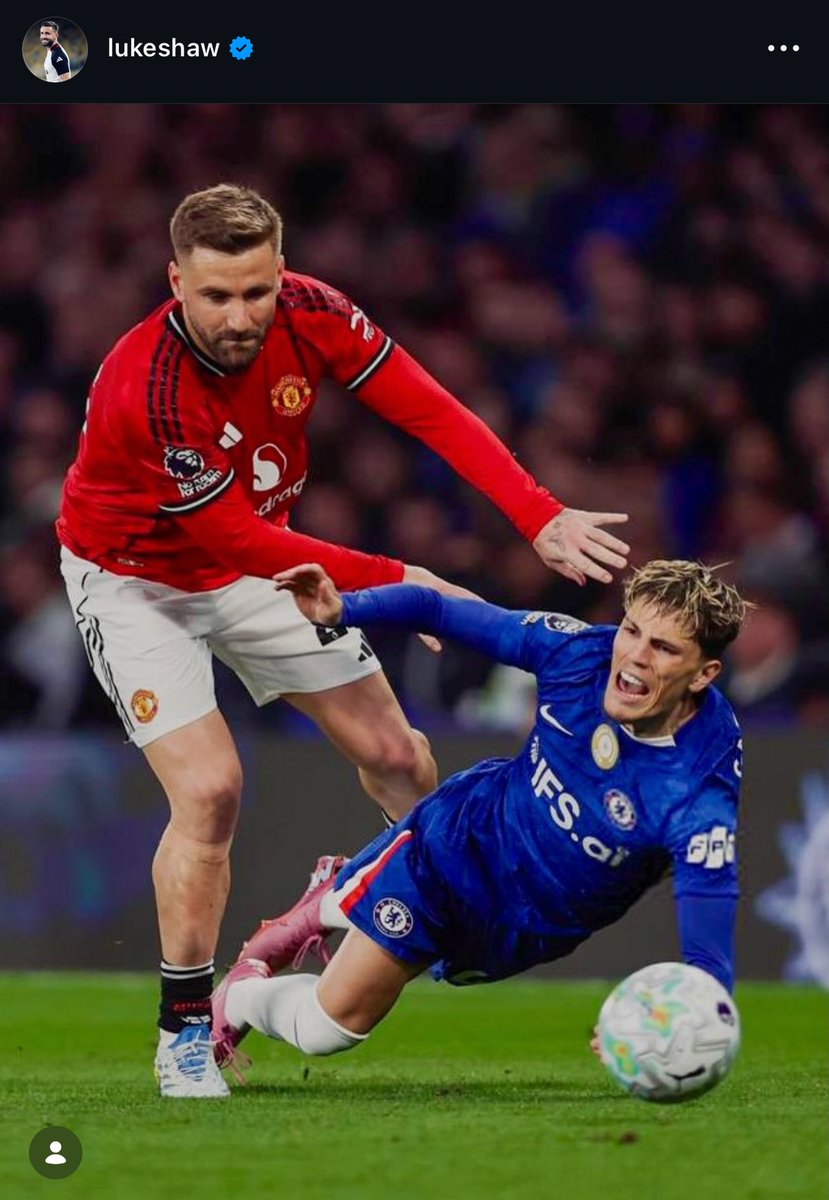 Luke Shaw’s insta 🤣