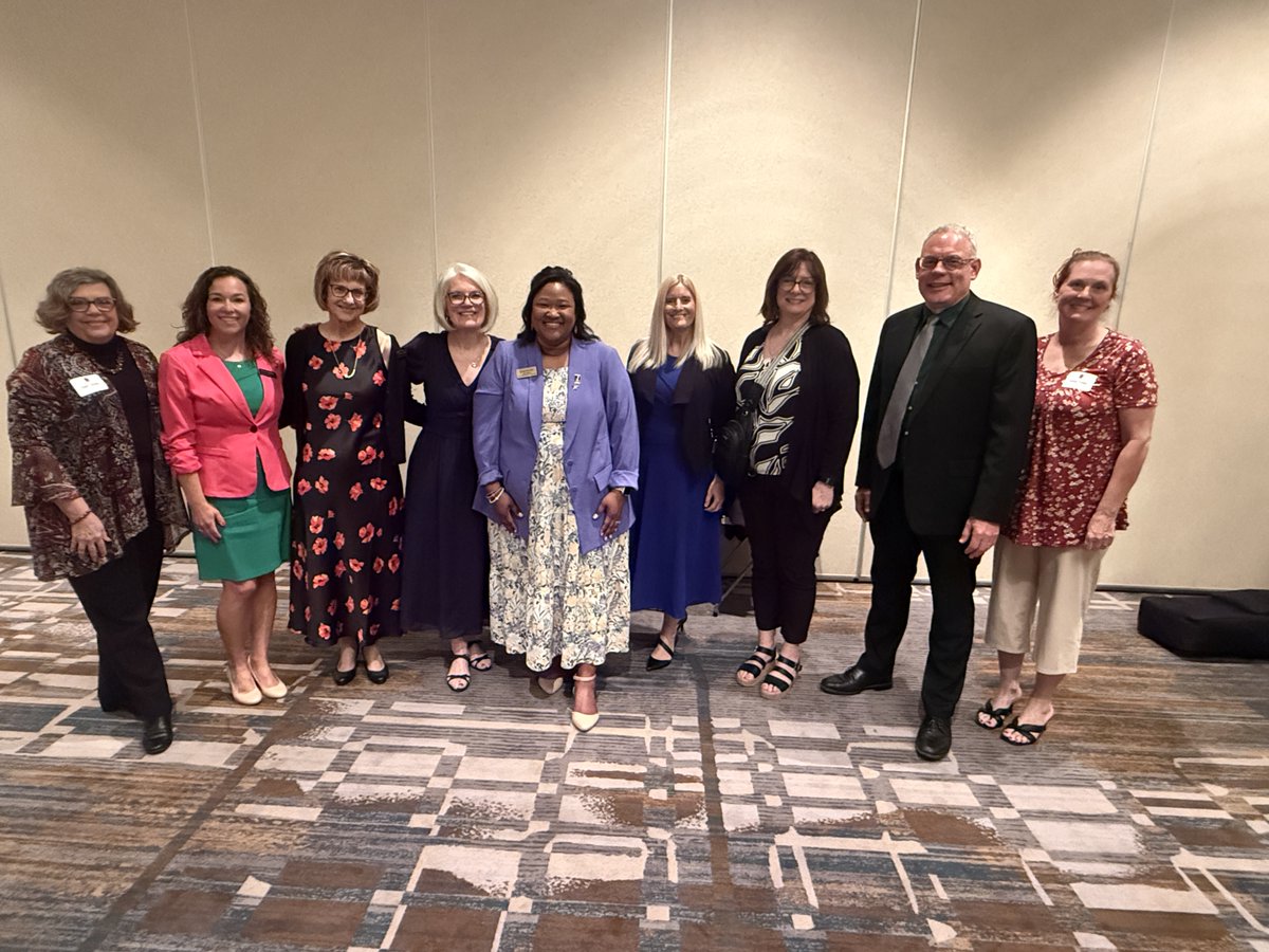 DerbySchoolsKS's tweet photo. Eve Terrell, 3rd Grade Teacher @TWDTigers & Sherrie Rebel, Reading Teacher @DNMSFalcons, were honored today as Region 4 nominees for the Kansas Teacher of the Year program. It was a great opportunity to celebrate their dedication & the impact they have in our schools. #DerbyProud https://t.co/ddRDcTn5EZ