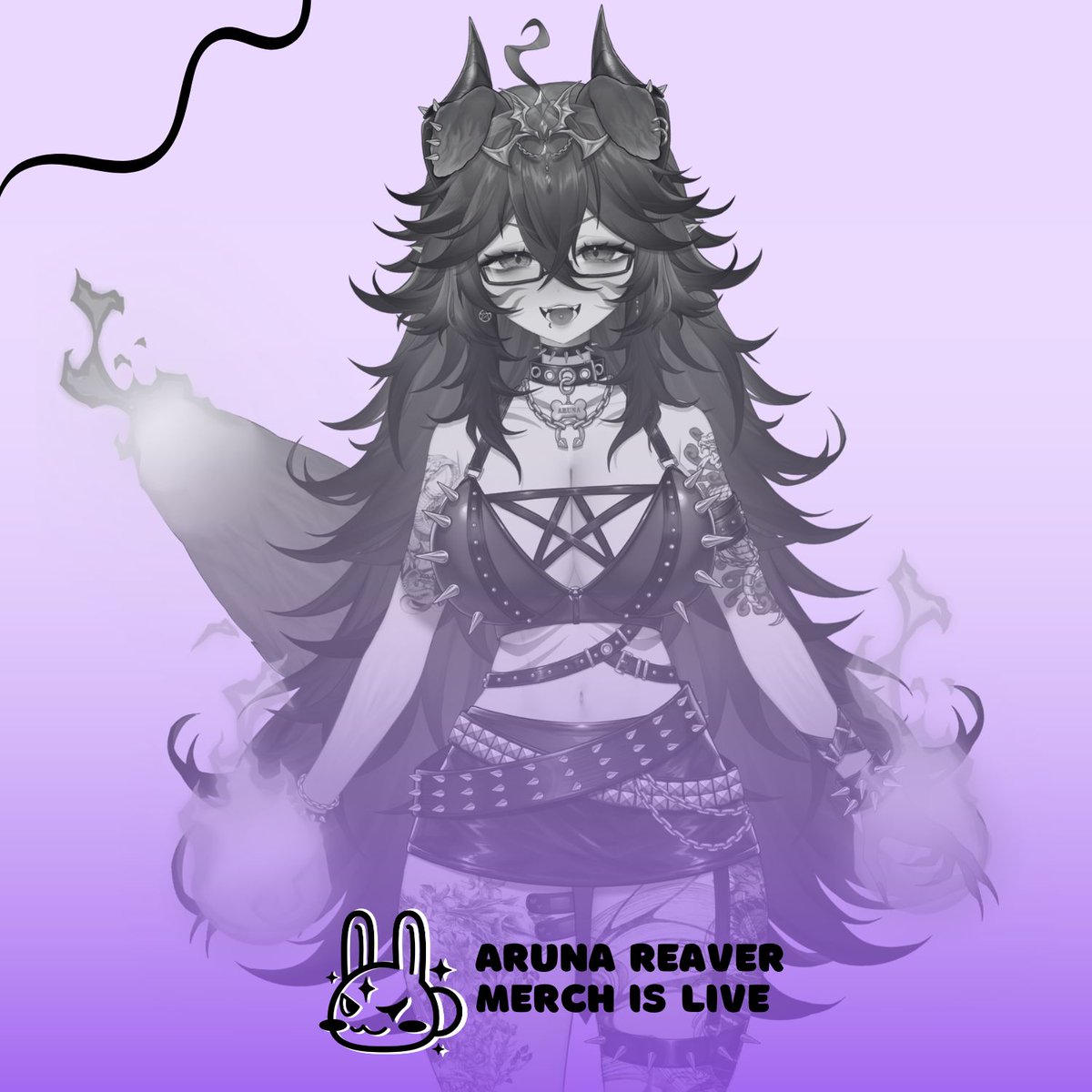 VeeLolMerch's tweet image. *･｡ﾟ. We love our demon pup princess .*･｡ﾟ

⇢ Tag us with the merch you snagged from @ArunaReaver collection!

#VTuberUprising #MerchDrop #VTuberAssets