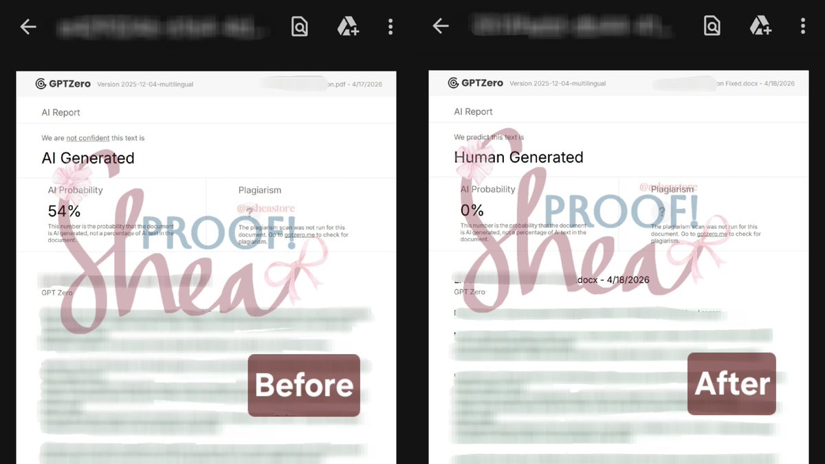 SheaAAA ☆ / 280++ proofs - joki tugas & editing tweet media
