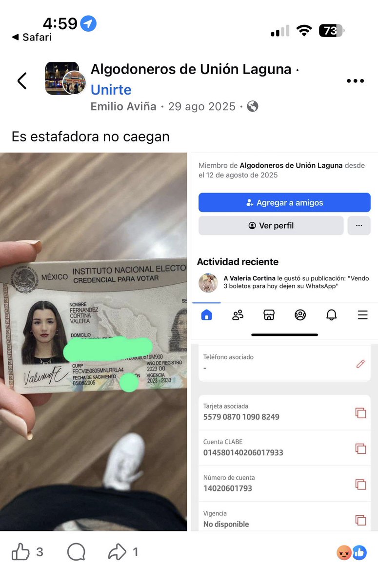 otelo120's tweet photo. @valria_cortin Es una estafa no caigan https://t.co/vYYte4wkYm