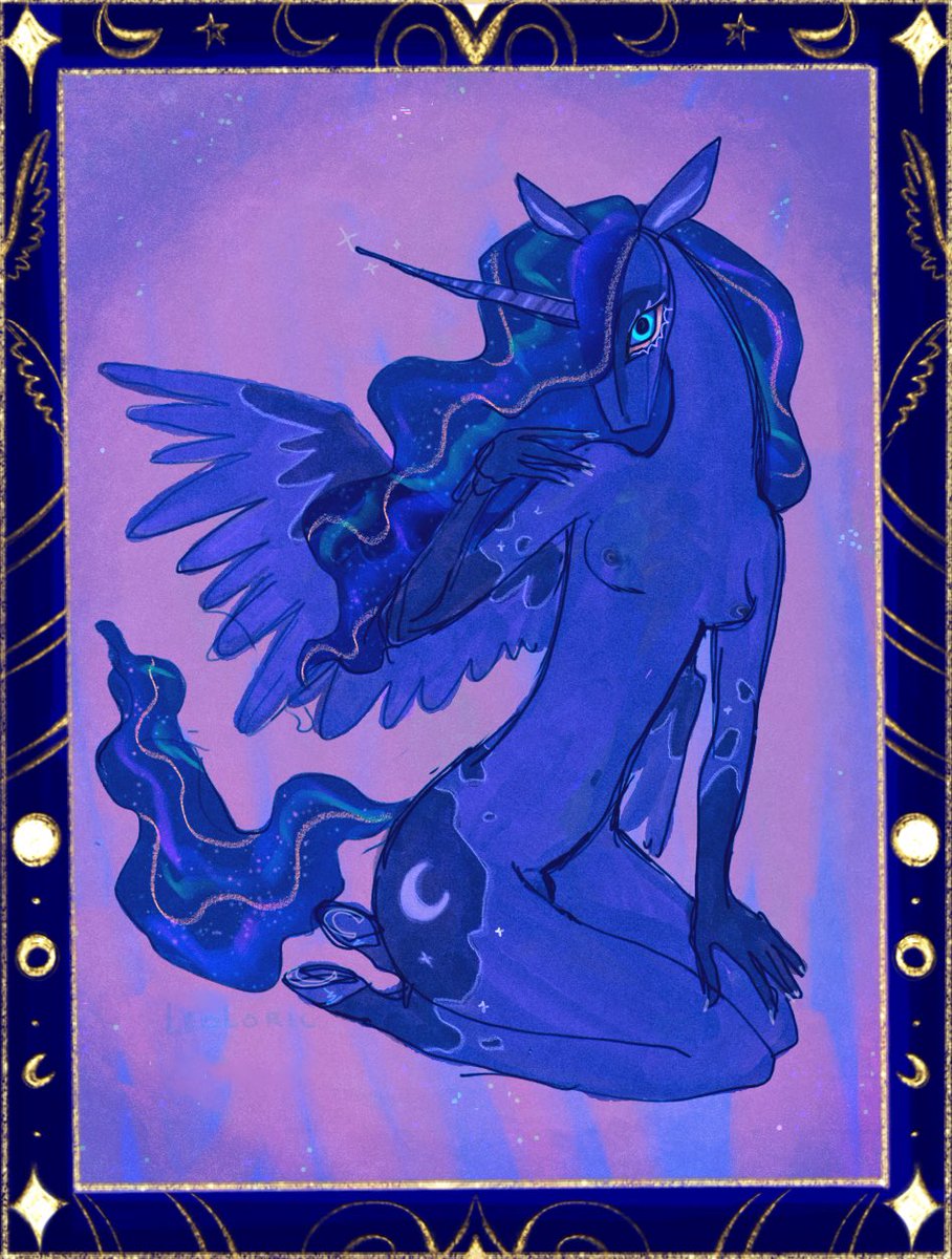 leoloric's tweet image. an old myth claims the moon princess can control the waves with a flap of her wings
#mlp #luna