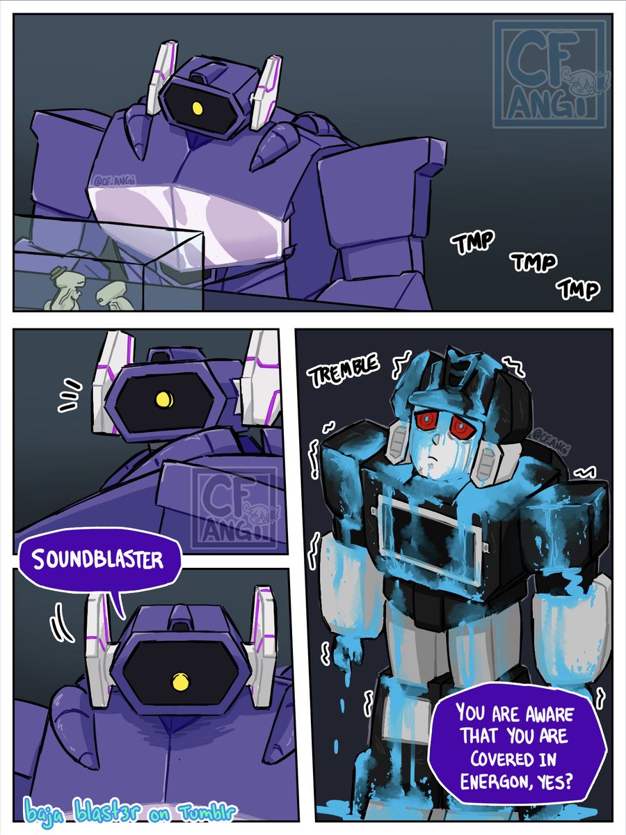 cfangi_art's tweet image. Don’t let him out of your sight (4/6)

#Transformers #maccadam #wavewave #soundblaster