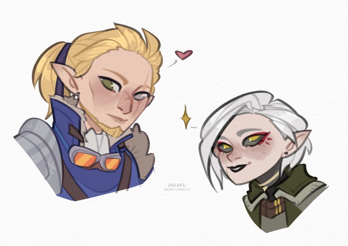 Princess and her knight doodle
#MonsterHunterStories3