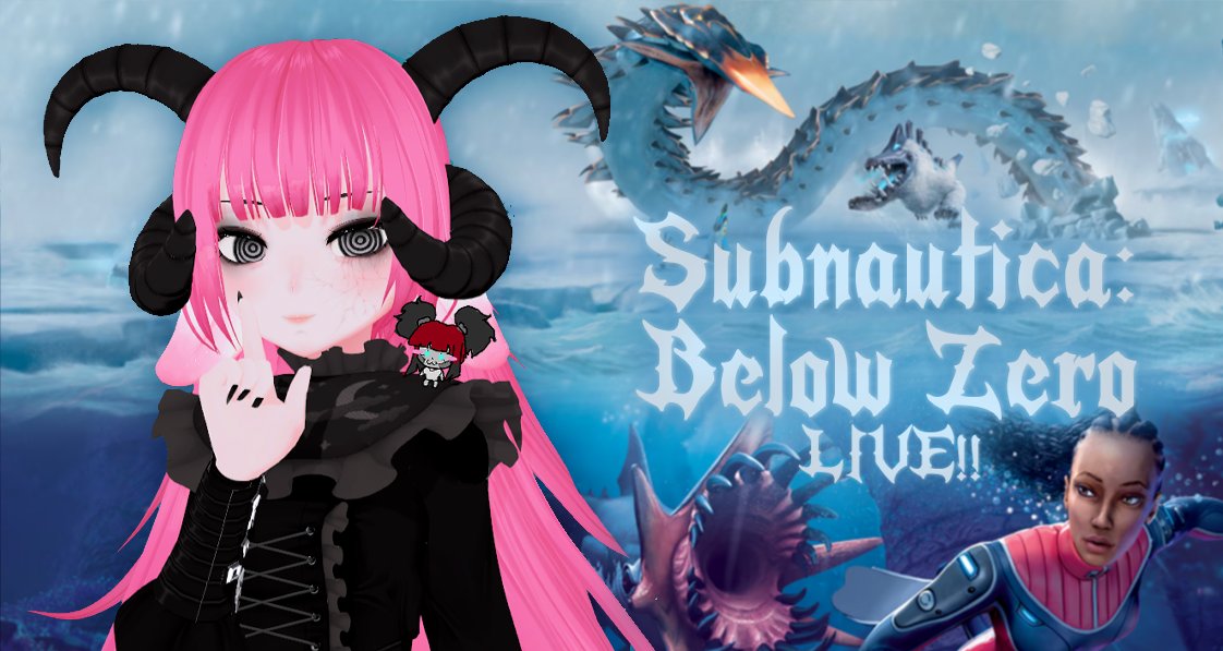 ૮꒰ིྀ˶꜆´˘`꜀˶꒱ིྀა more of the scary ocean today!

🐑💤
live rn!
#vtuber #ENvtuber #vtuberEN #subnautica