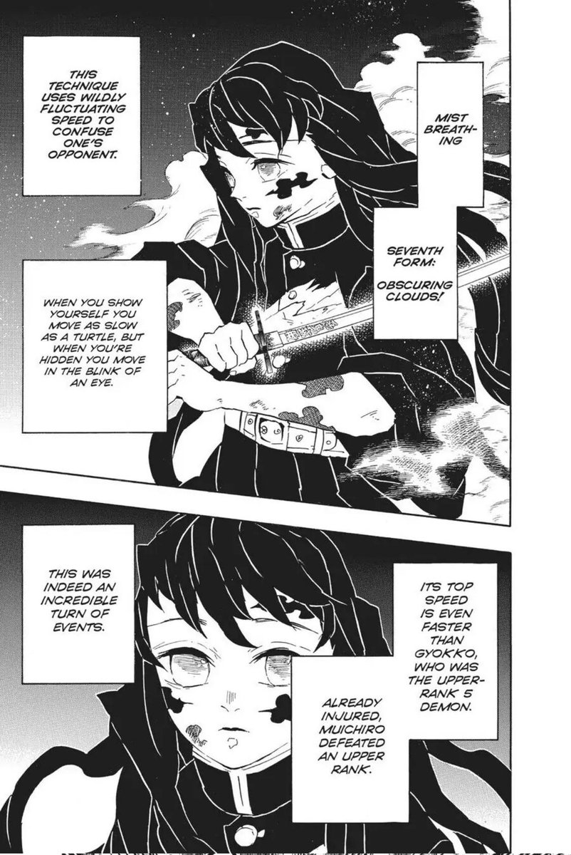 It's worth noting that ufotable didn't adapt this panel, which is important for Muichiro's most powerful technique, and the only justification I can think of would be that they reveal that information in the next movie, because otherwise...😐