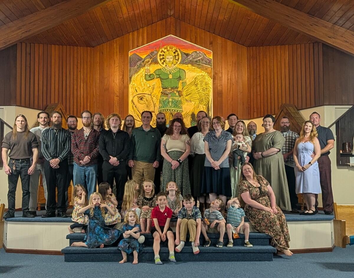 FolkAsatru's tweet image. Nornanótt at Freyshof #afa #asatru #ásatrú #asatrufolkassembly