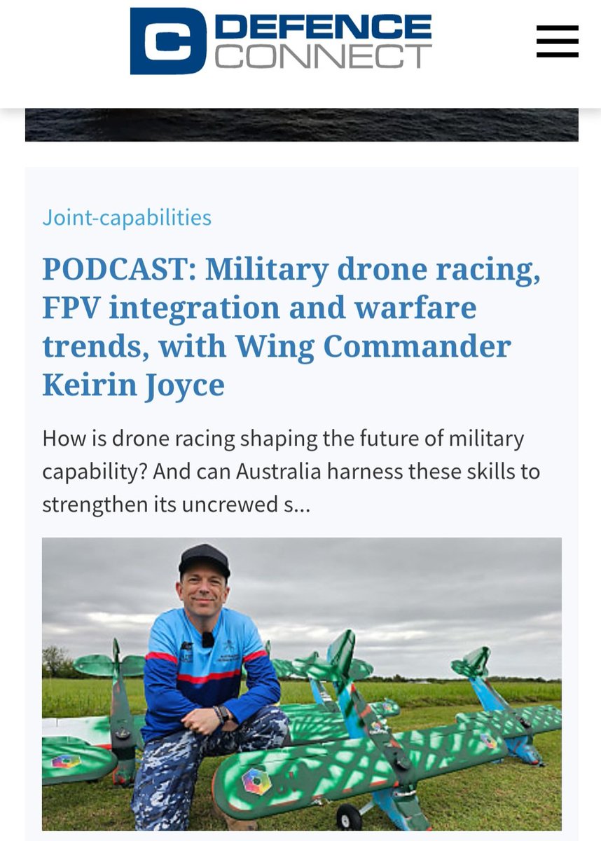 AUADRT's tweet image. Our #Prez @keirinjoyce talks #MIDRT_AS26, #DroneRacing, skills transfer, tactics dev, Cadet expansion and Veteran sports at @WeAreInvictus @InvictusAus. A huge scope in this @defenceconnect podcast!
#SendIt!
@ChiefAusArmy @SEAC_ADF 
youtu.be/biasdkcpiRc?si…