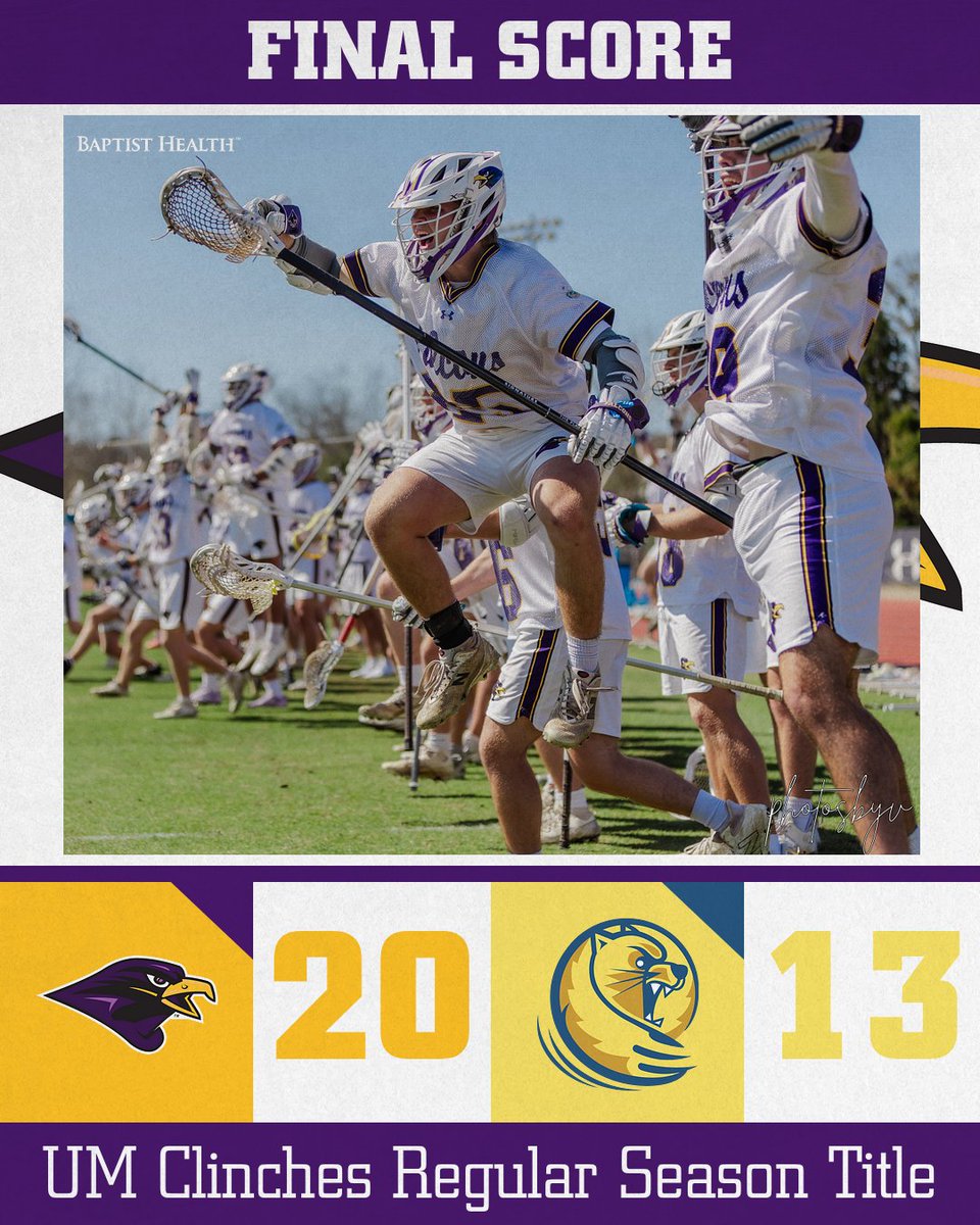 Montevallo_MLax's tweet photo. #FALCONSWIN ‼️
Montevallo clinches PBC Regular Season Title after 20-13 win over Lander on Saturday 🏆
#TogetherWeRise https://t.co/OwdaRVub0A