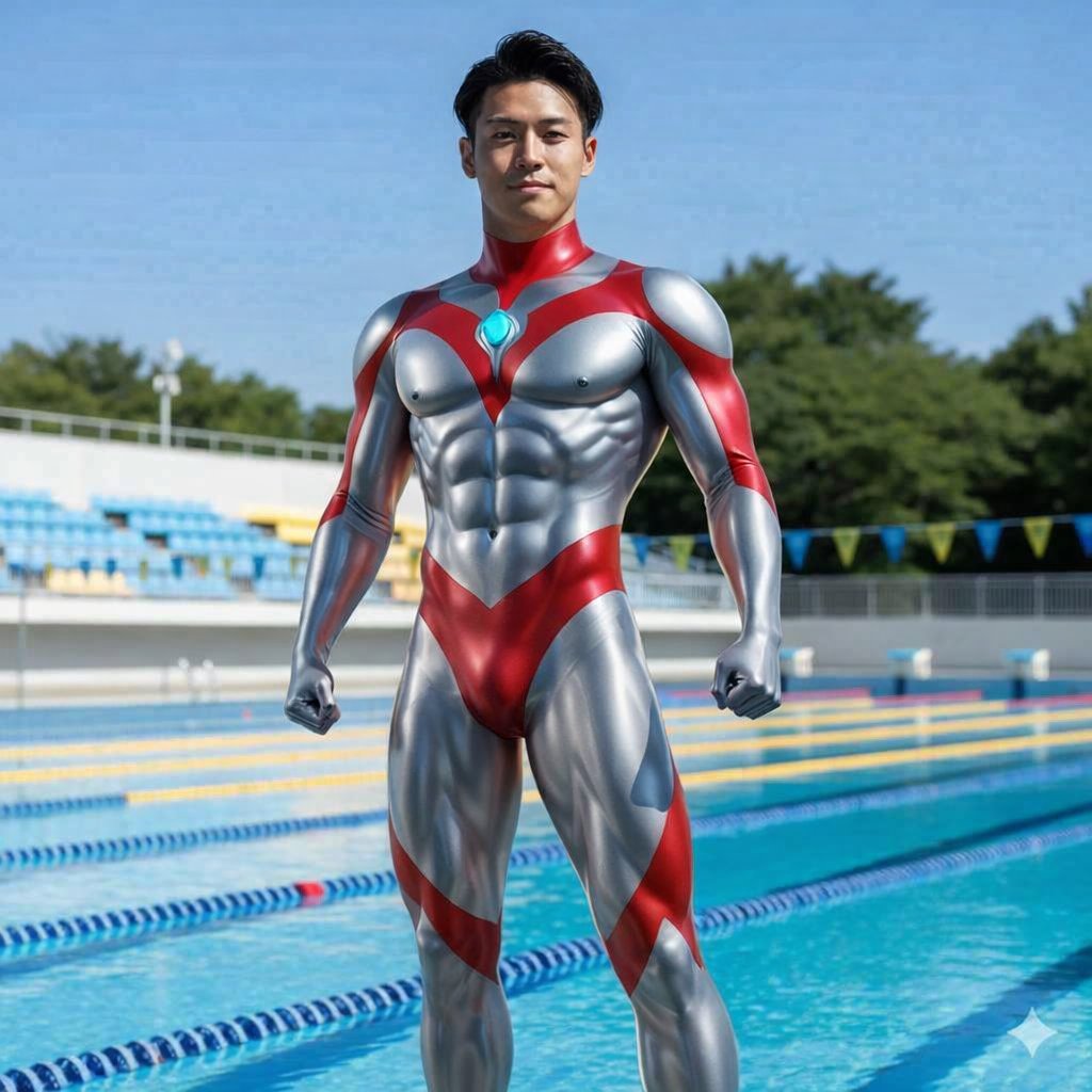 M25031270's tweet photo. ヒーロースーツ男子 18
Geminiで生成した競パン男子とウルトラマンのようなヒーロー画像をもとに
Copilotでヒーロースーツ男子の画像を生成
#AI男子 https://t.co/5rwedPTzBx