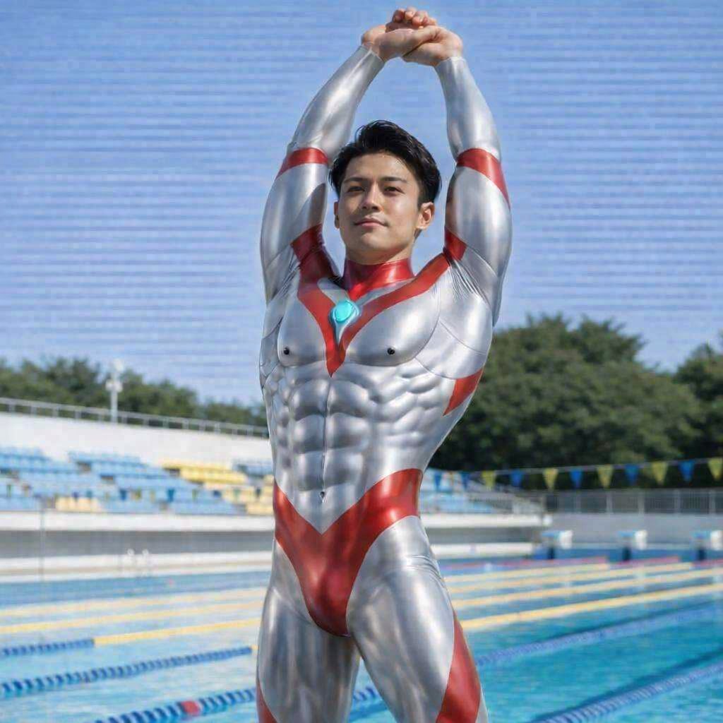 M25031270's tweet photo. ヒーロースーツ男子 18
Geminiで生成した競パン男子とウルトラマンのようなヒーロー画像をもとに
Copilotでヒーロースーツ男子の画像を生成
#AI男子 https://t.co/5rwedPTzBx