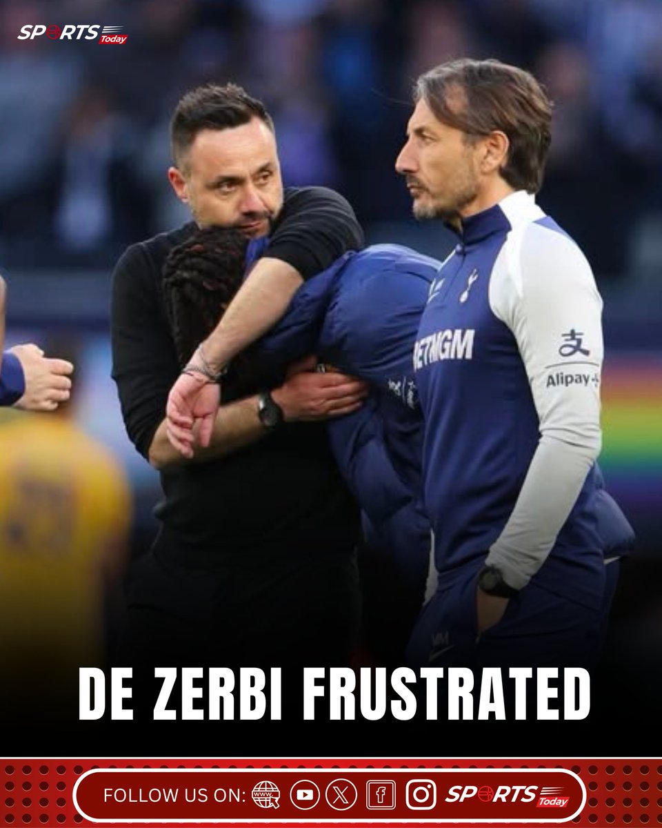 thesports_today's tweet image. Roberto De Zerbi reacts after the draw vs Brighton &amp;amp; Hove Albion 😔“We deserved to win… we couldn’t concede that goal.” ❌⚽Fine margins costing points again 💔#DeZerbi #Brighton #Football #PremierLeague #TheSportsToday