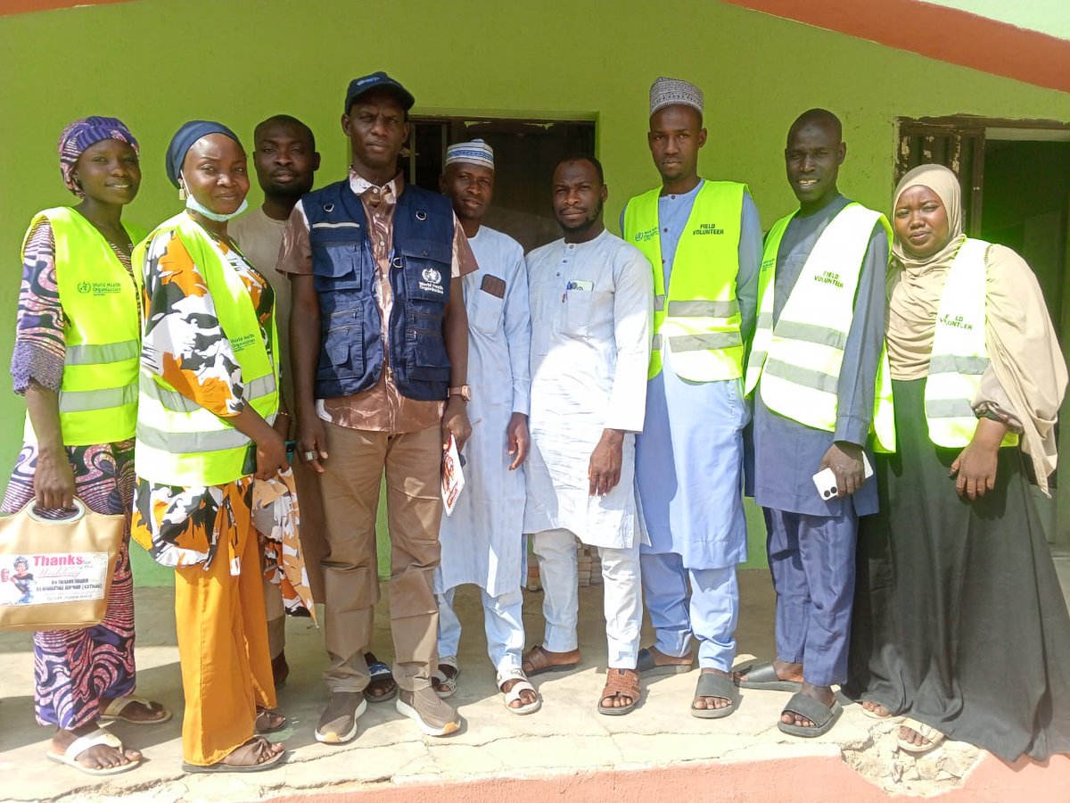 TanimuA26541817's tweet photo. WHO Adamawa continues weekly mentorship of FVs across LGAs on surveillance, immunization, and dataโimproving early detection, coverage, and data quality. #PublicHealth #Immunization #DataForHealth https://t.co/KR4Kp45B4u