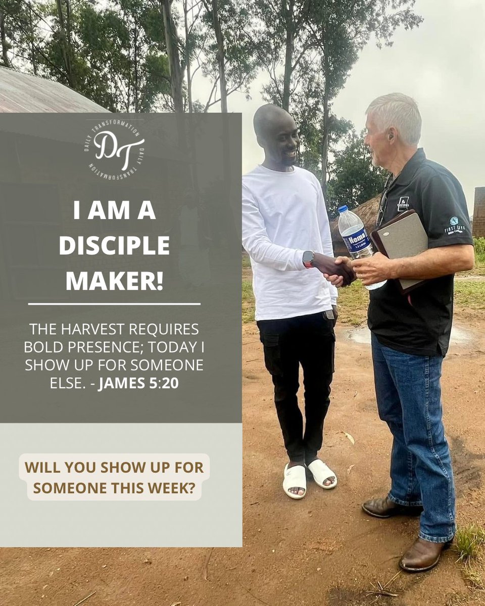 DailyTrans70042's tweet photo. The harvest requires bold presence; today I show up for someone else. (James 5:20) I am a Disciple Maker!

#DiscipleMaker #BePresent #BoldFaith #InvestInOthers#DTJAPP #GrowDailyNotSomeday #DailyTransformationJournal  #FaithInAction #GrowInFaith #ServeOthers

 Will you show up for someone this week? Yes/No