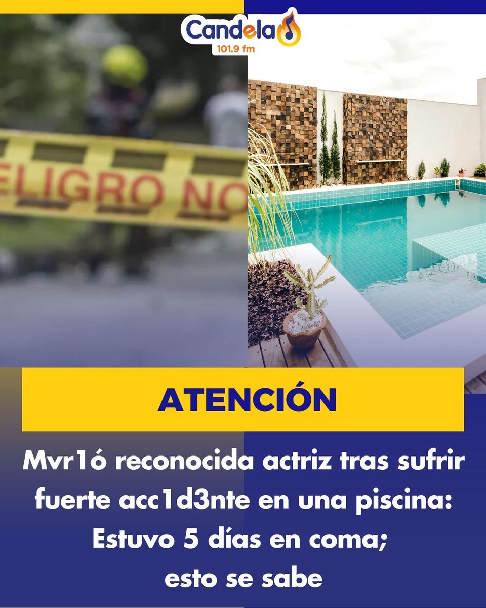 CandelaBogota's tweet image. Revelaron detalles de lo que sucedió con esta querida actriz y del accidente que arreb4tó su v1d4 😰 👀 🕊️ #Actriz #Murió #Accidente #Piscina 
Detalles aquí: candelaestereo.com/?p=308102