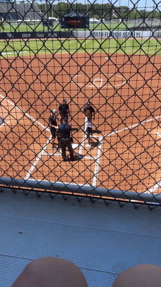 Gracelynd32's tweet photo. I’m so excited I finally got to catch a UNF game this weekend. Even though UNF lost the first game 4-2 against Queens they came back in the second game and won 11-3! It was super exciting to witness such a fighting team! I can’t wait to watch more. @JeffConrad10 @CoachMarioH https://t.co/bYb1iWF9BW