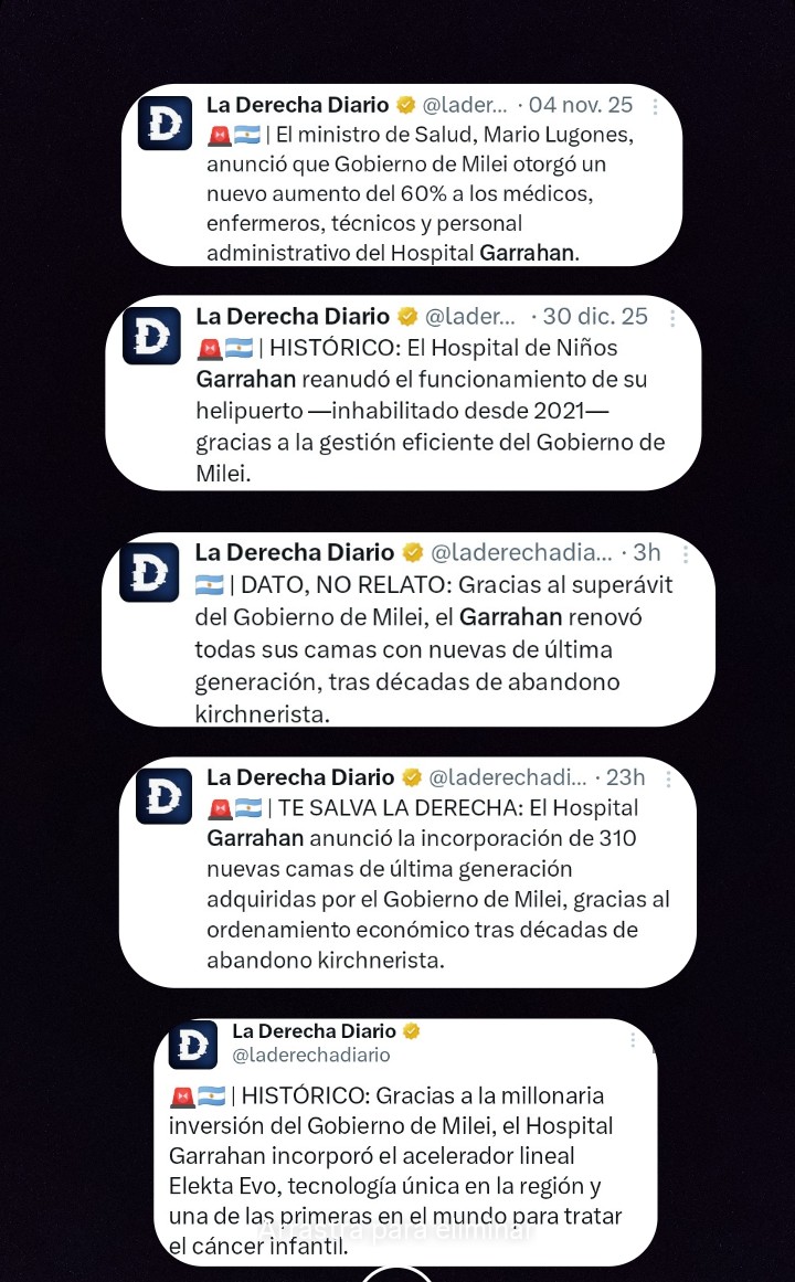 TomasHumano's tweet image. Con equilibro económico, administración eficiente e inversión, el Garrahan CRECE. 🙌 
(Lo que los medios no te cuentan)
#VLLC
#MAGA
@JMilei @laderechadiario