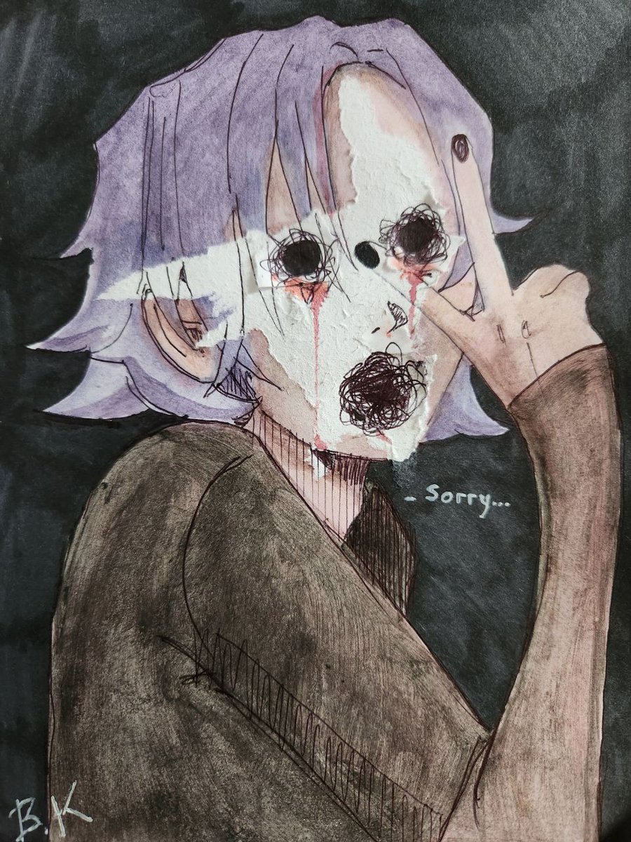 OMaksimum's tweet photo. #artㅤㅤㅤㅤ #creepy #spooky #mari #OC https://t.co/qTkQTKP03v