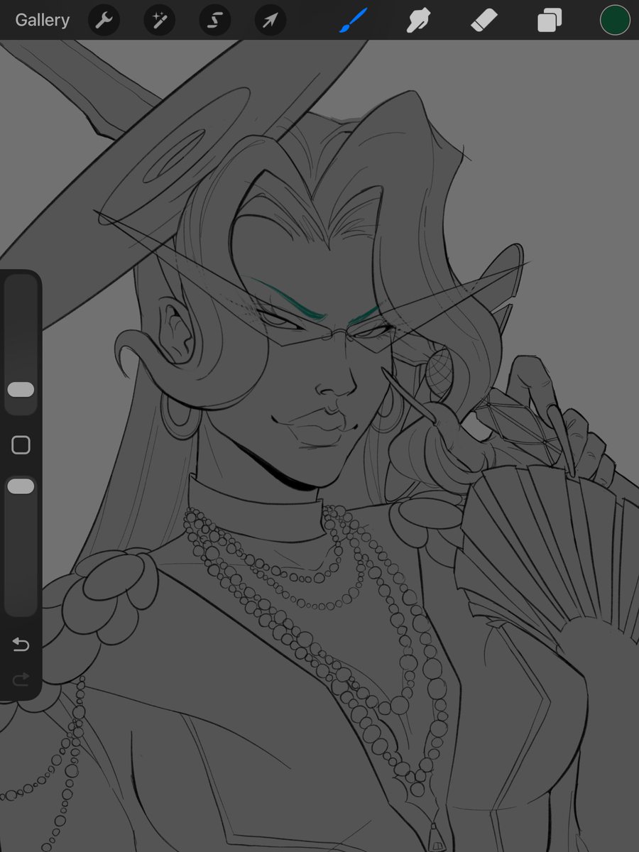 Milkyb3rryx's tweet image. #wip #procreate