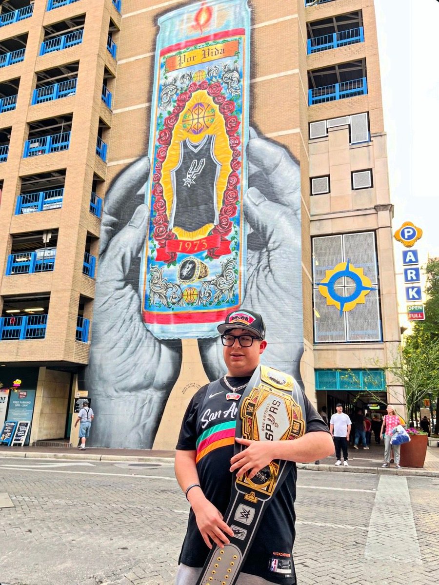 News4SA's tweet image. We are SO READY for Spurs playoffs - are you? Game one, Sunday night at 8 p.m. against the Trailblazers. #raceforseis #goSpursgo
Send us your Spurs spirit photos HERE: news4sanantonio.com/chimein