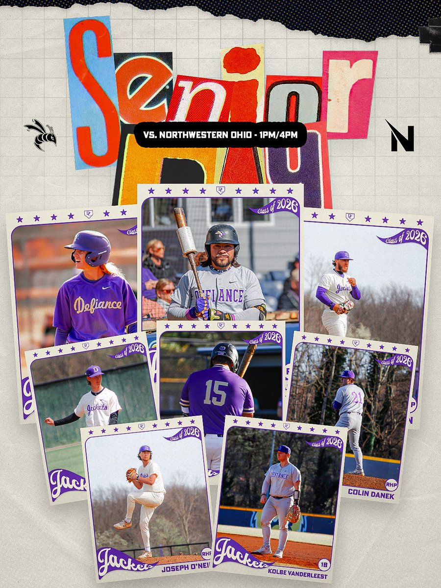 DC_Athletics's tweet photo. ⚾️BASE: It's Senior Day for DC Baseball!
🆚UNOH
⌚1 & 4 P.M.
🏟️Defiance High School
📍Defiance, Ohio
📊https://t.co/eqdZs1lyd6
#IntoTheSwarm https://t.co/Z9Dlpv9vzd