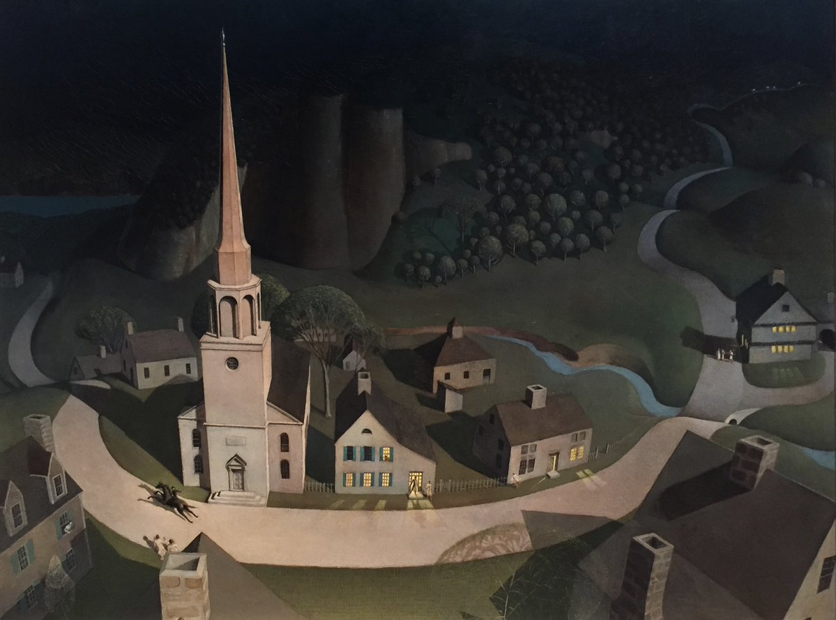 The Midnight Ride of Paul Revere (1931)

-Grant Wood